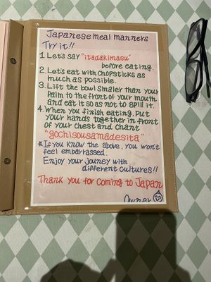 Menu 4  at Silver Backs Cafe in Kyoto