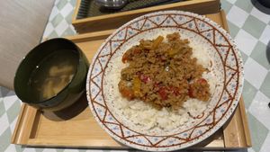 Gapao rice   at Silver Backs Cafe in Kyoto