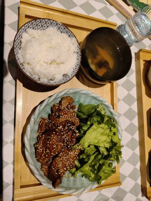 Vegan meat at Silver Backs Cafe in Kyoto