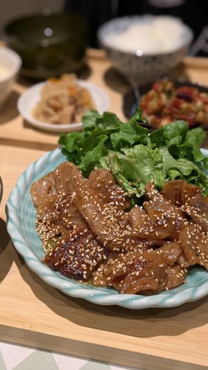 Vegan meat at Silver Backs Cafe in Kyoto