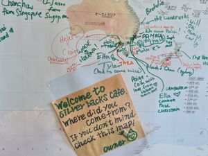  at Silver Backs Cafe in Kyoto