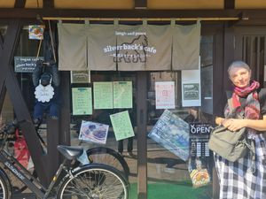  at Silver Backs Cafe in Kyoto