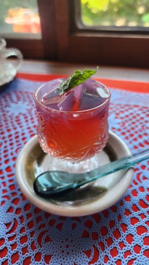 Hydrangea jelly 💙 at Isso in Kamakura