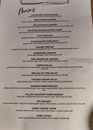  at Sandbar Beachclub Restaurant and Bar in Koh Tao