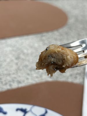 inside chicken  at Ho Chan House in Antwerpen