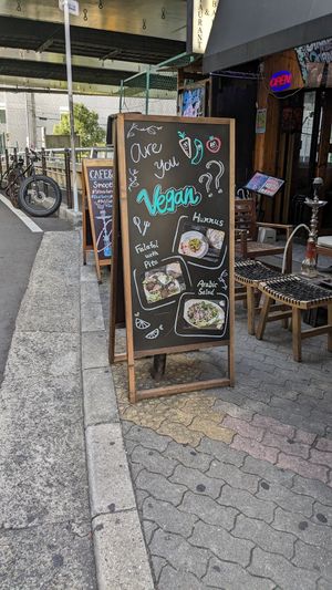 They have some vegan options at L&L in Osaka