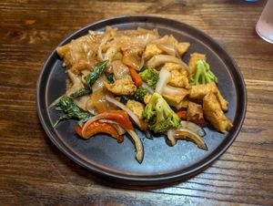 Tofu drunken noodles at Noodle 501 in Durham