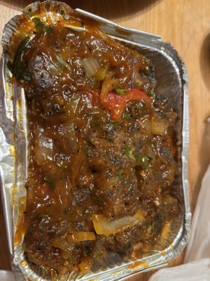 Mushroom manchurian  at Taste of Chennai Glasgow in Glasgow
