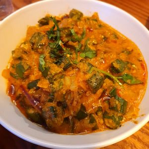 Bhindi Masala. at Taste of Chennai Glasgow in Glasgow