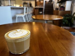 Oatmilk flat white - I think the best in Milwaukee   at Interval in Milwaukee