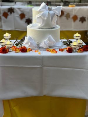 Wedding cake  at Rose Valley Cakes in Glen Oaks