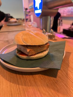 Veganer Fleischkäs weck  at KOSMOS - temporarily closed in Saarbrucken