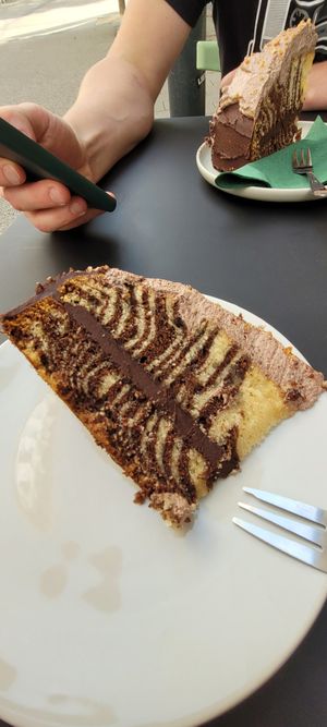 Zebrakuchen vegan at KOSMOS - temporarily closed in Saarbrucken