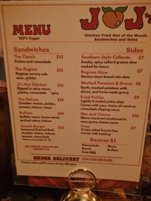  at JJs Southern Vegan in Brooklyn