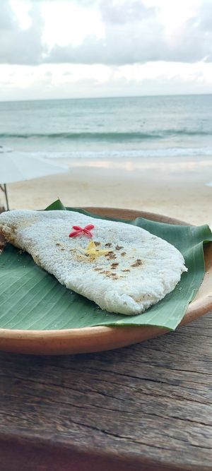 Tapioca de Cogumelos 🍄 at Passiflora in Morro De Sao Paulo