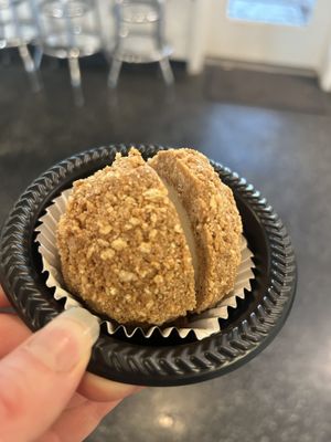 Vegan ice cream ball - delicious!   at Mode Brewing & Kitchen in Orangevale