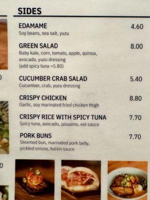 Menu  at HiroNori Craft Ramen in Torrance