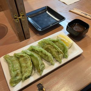 vegan gyoza😍😍  at HiroNori Craft Ramen in Torrance