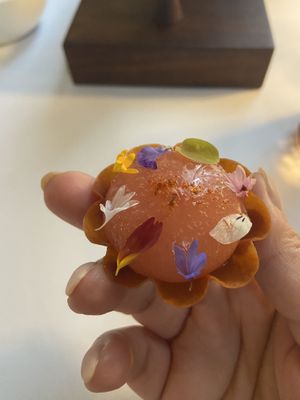 Pani puri  at Indienne in Chicago