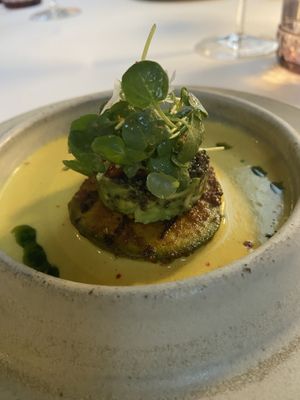 Avocado kebabb  at Indienne in Chicago