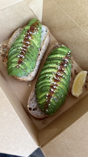 Avocado on toast (take away)  at RETRO in Hong Kong Island