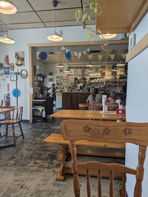 Cozy space at Cafe Goodluck in Dartmouth