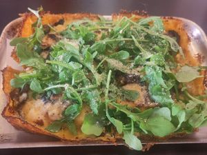 Blue cheese mushroom and rocket at Renato's in Bristol