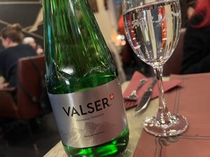sparkling water at Domino in Bern