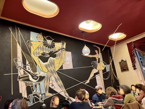 inside at Domino in Bern