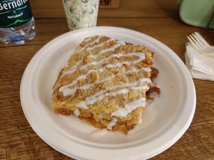 Tortino di patate con ragù di soia at E'den in Turin