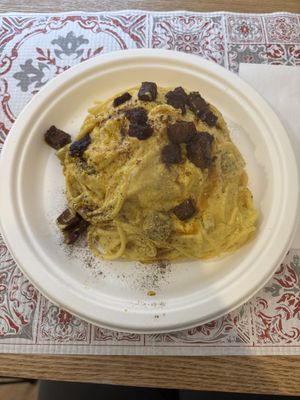 Carbonara (superb)  at E'den in Turin