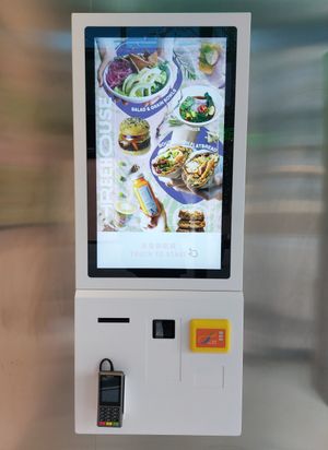 Self-ordering Kiosk at TREEHOUSE - Airside in Kowloon