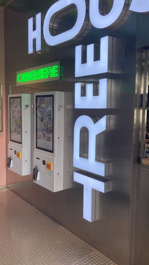 Ordering stations    at TREEHOUSE - Airside in Kowloon