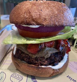 Forest burger   at TREEHOUSE - Airside in Kowloon