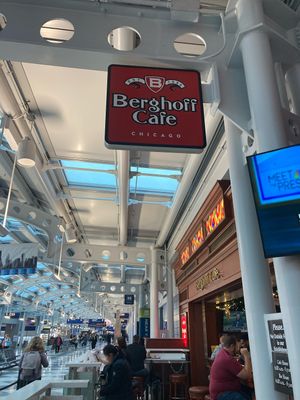 By C26 Gate  at ORD - Berghoff Cafe - T1 in Chicago
