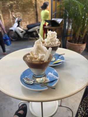 Coconut Coffee  at The Espresso Station in Quang Nam