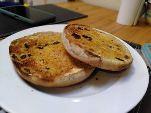 Tea cakes (February 2024) at Pennau Craft & Coffee Shop in Aberystwyth