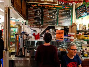 Inside of Razan's Organic Kitchen at Razan's Organic Kitchen in Berkeley