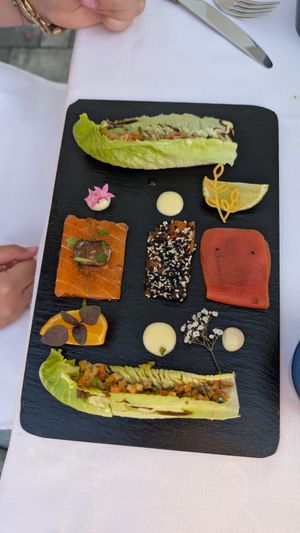 Sweet Chili Tuna Tataki (vegan) at Tioman in Gyor