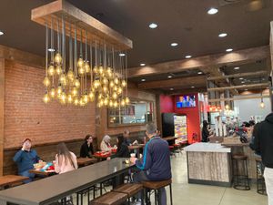 Inside venue at NYC Bagel and Coffee House in New York City