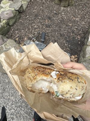   at NYC Bagel and Coffee House in New York City