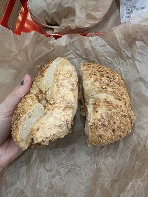   at NYC Bagel and Coffee House in New York City