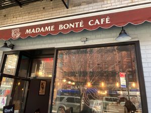 Front entrance at Madame Bonté in New York City