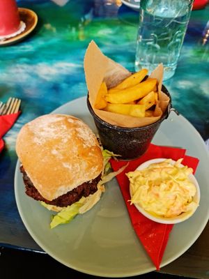 Burger at Cafe Arriba in Isle Of Skye