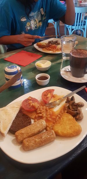 The best Vegan Big Breakie EVER!! at Cafe Arriba in Isle Of Skye