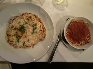 Vegan “Chicken” Parmigiana  at Craig's in West Hollywood