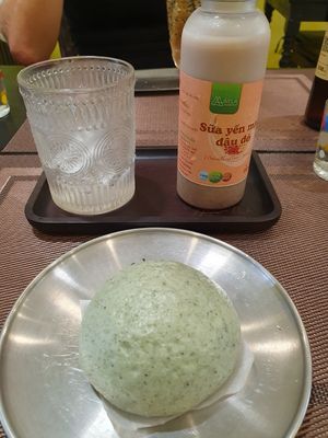 Banh bao with coconut - very nice small treat:) at THỰC DƯỠNG MAYLA - Maybe closed in Hue