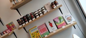 Cook Books at La Bouchée Végé in Paris