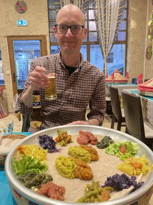 A tasty mixed veg platter   at Restaurant ALAJE in Rouen