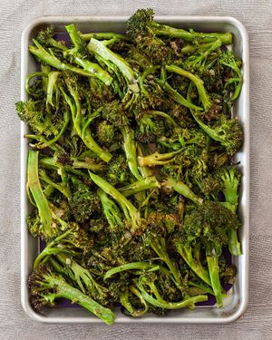 Roasted broccoli at Feel Good Foods in Tokyo